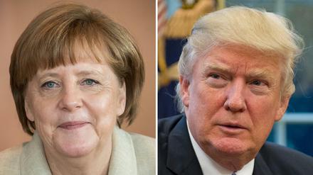 Bundeskanzlerin Angela Merkel will am Samstag erstmals mit Donald Trump telefonieren. 