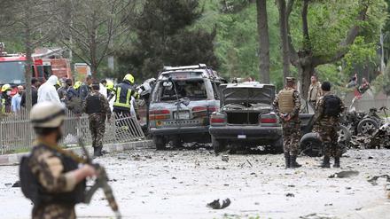 Bombenanschlag in Kabul: Ziel war ein Militärkonvoi 
