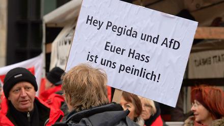 Protest gegen den AfD-Bundesparteitag Ende Januar in Bremen