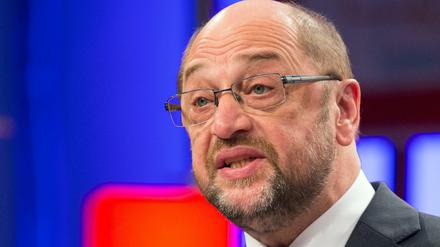 Kanzlerkandidat Martin Schulz (SPD) spricht am Montag bei der Arbeitnehmerkonferenz der SPD in Bielefeld.