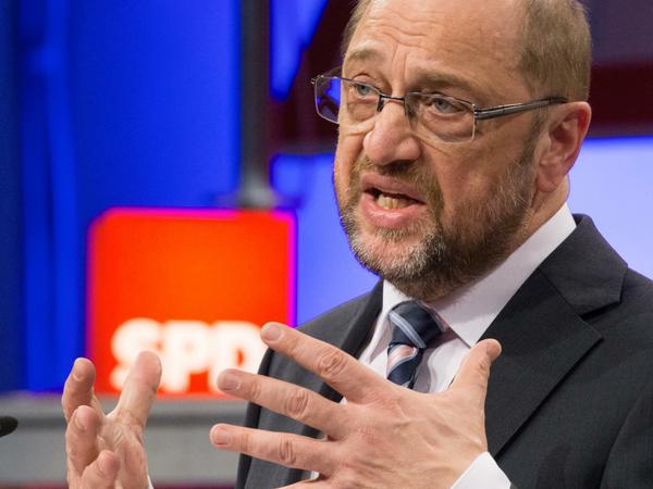 Partei im Aufwind: SPD-Kanzlerkandidat Martin Schulz (SPD) 