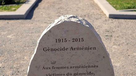 In Marseille eine Gedenkstätte an den Genozid an den Armeniern im osmanischen Reich.
