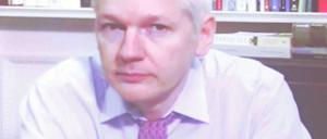 Julian Assange meldet sich per Videobotschaft bei der UN-Vollversammlung.
