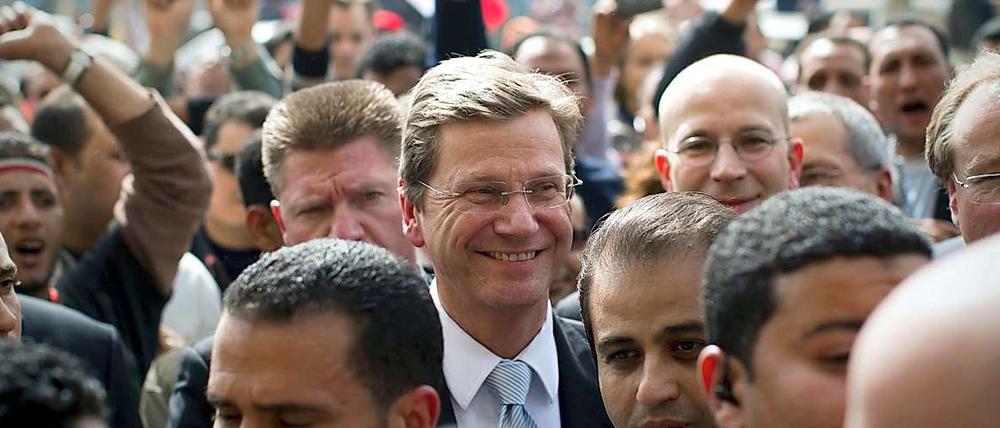 Außenminister Guido Westerwelle besucht Ägypten.