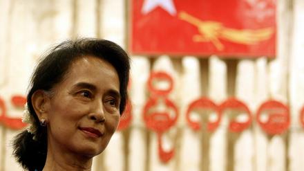 Die Partei von Aung San Suu Kyi hat gute Aussichten auf einen Sieg bei den Wahlen.