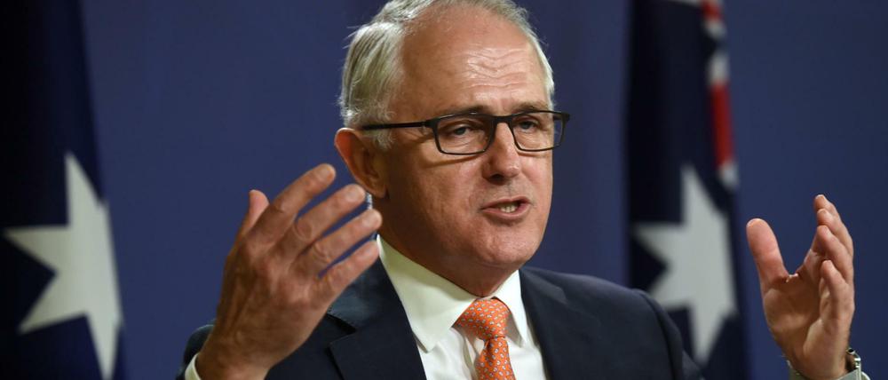Malcolm Turnbull hatte im Wahlkampf auf die Themen Wachstum und Arbeitsplätze gesetzt. 