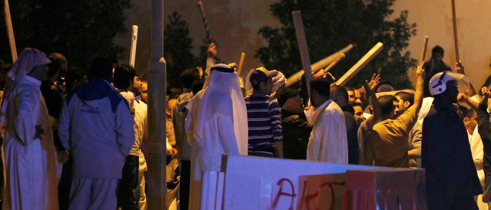 In Bahrain kam es zu gewaltsamen Auseinandersetzungen.