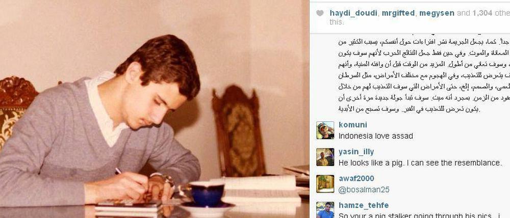Instagram-Konto des syrischen Präsidenten: Bashars Bilderbogen