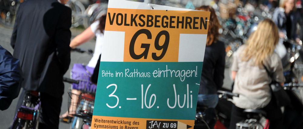 Plakat der G8-Gegner in München