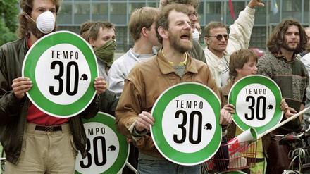 Schon 1989 wollten die Berliner Alternative Liste/Grüne es etwas langsamer. Sie konnten sich nicht durchsetzen. 