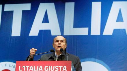 Pier Luigi Bersani Mitte-Links-Koalition geht als stärkste Kraft aus der Parlamentswahl hervor.