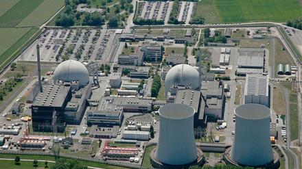 Das Kernkraftwerk Biblis des Energieversorgers RWE.