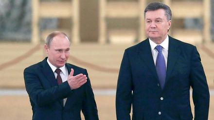 Alte Freunde. Wladimir Putin und Viktor Janukowitsch