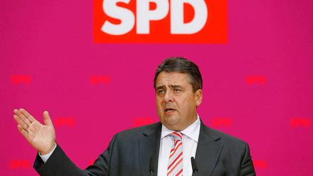 Nach dem Parteikonvent: SPD-Chef Sigmar Gabriel 