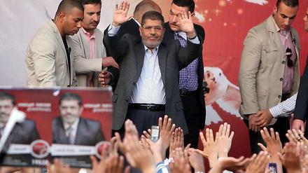 Mursi vor seinen Anhängern