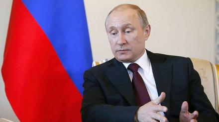 Erster öffentlicher Auftritt seit zehn Tagen: Russlands Präsident Wladimir Putin. 
