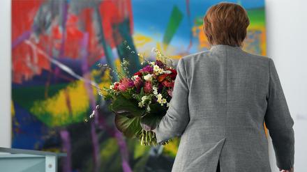 Blumen für Merkel, wie hier vom Zentralverband Gartenbau? Der Berliner Kreis der CDU übt Kritik.