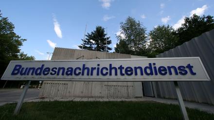 Das Gelände des Bundesnachrichtendienstes (BND) in Pullach bei München