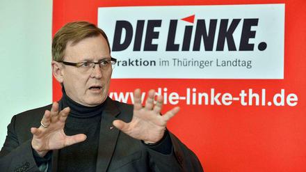Wird er der erste Ministerpräsident der LInken? Bodo Ramelow hat bei der Landtagswahl in Thüringen in acht Wochen gute Chancen.