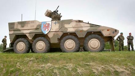 Litauen ist vor allem an dem Radpanzer "Boxer" der Bundeswehr interessiert. 