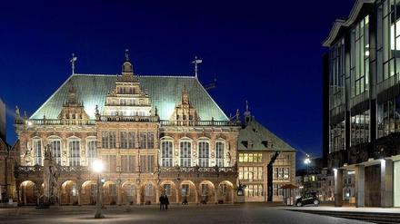 Das Bremer Rathaus.
