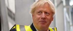 Unter Druck. Der britische Premierminister Boris Johnson bei einem Besuch in Blackpool.