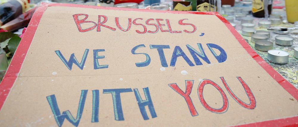 Brüssel nach den Attacken: Europa steht zusammen.