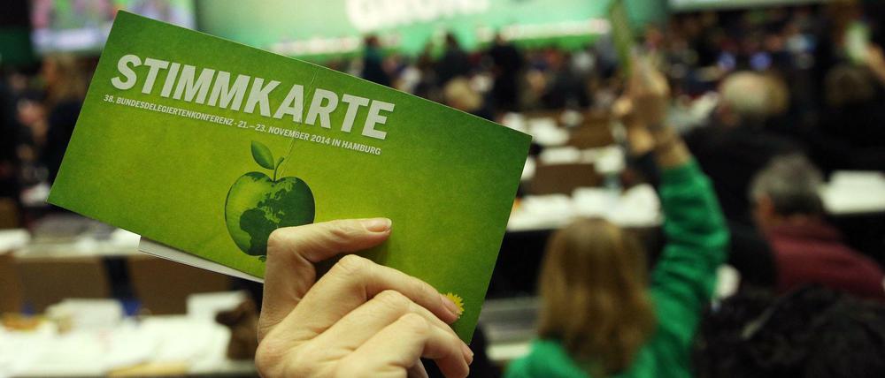 Sie stimmten vor allem dafür, sich nicht öffentlich zu streiten: Die Grünen haben bei ihrem Parteitag in Hamburg Harmonie gelebt.