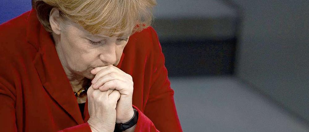 Den Kompass verloren? Angela Merkel ist in der Krise.