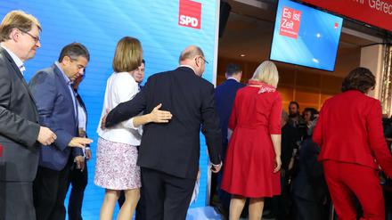 Die SPD tritt den Gang in die Opposition an.