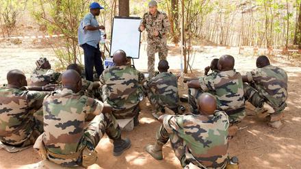 Bundeswehr-Ausbildungsmission in Mali.