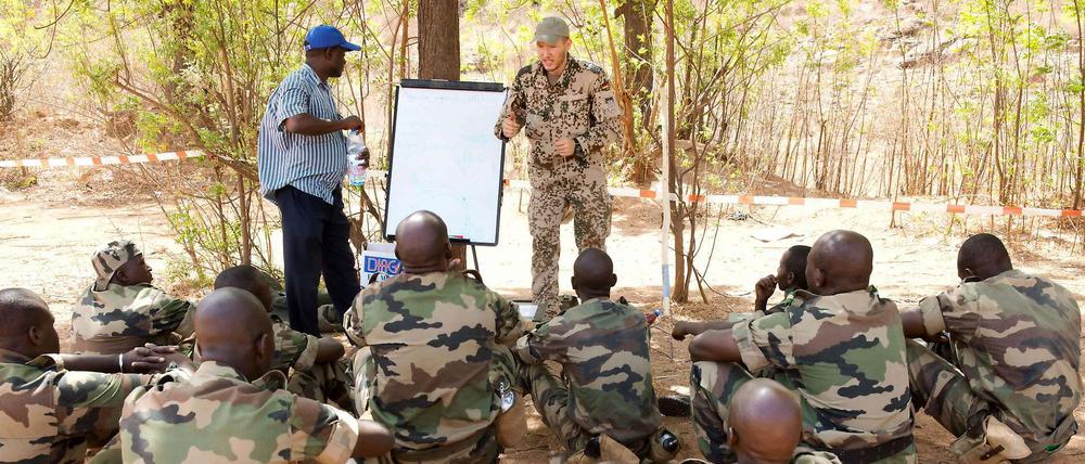 Bundeswehr-Ausbildungsmission in Mali.