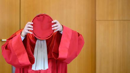 Ein Richter am Bundesverfassungsgericht (Symbolbild) 