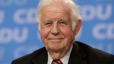 Kurt Biedenkopf – hier im Juni 2015 – starb mit 91.