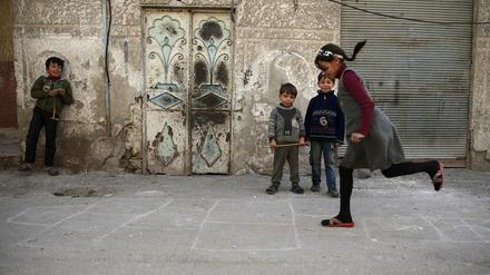 Kinder in der syrischen Hauptstadt Damaskus.