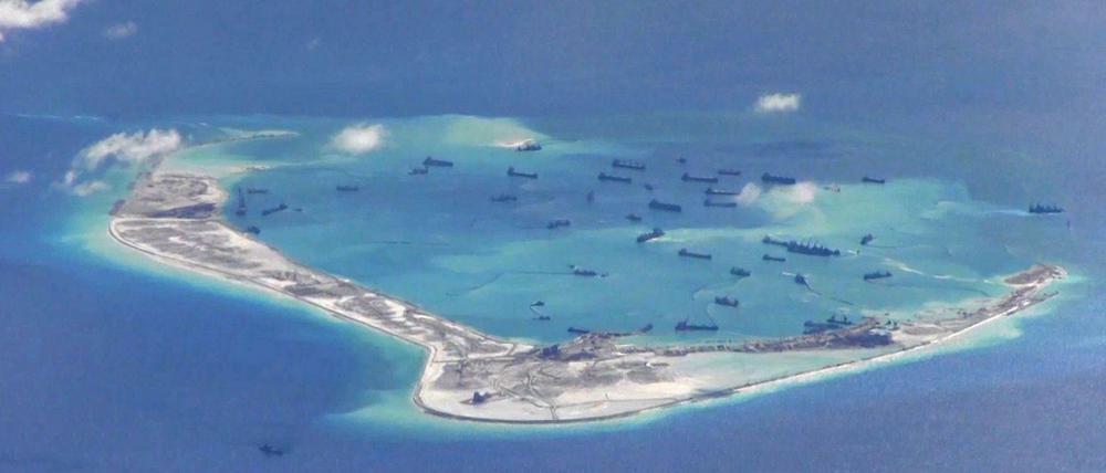 China hat umstrittene Inseln im Südchinesischen Meer aufgeschüttet - zum Ärger der USA und der Nachbarn.