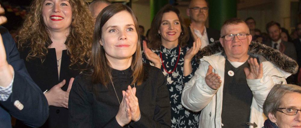 Katrin Jakobsdottir, Chefin der Links-Grünen von Island, gilt als beliebteste Politikerin im Land. Ob sie jetzt eine Regierung bilden kann, gilt als fraglich.