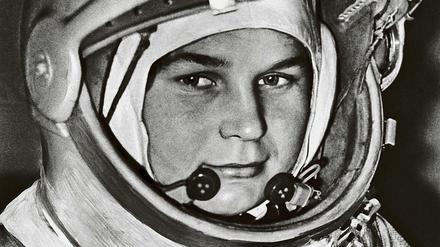 Die russische Kosmonautin Valentina Tereshkova, 1963. 