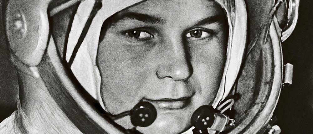Die russische Kosmonautin Valentina Tereshkova, 1963. 