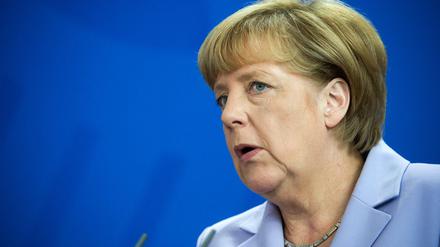 Bundeskanzlerin Angela Merkel (CDU) am 28.08.2015. 