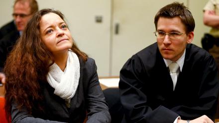 Beate Zschäpe und ihr Anwalt Mathias Grasel