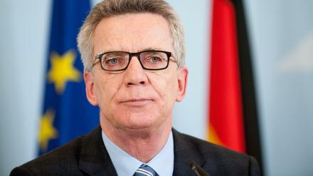 Bundesinnenminister Thomas de Maiziere (CDU) fordert ein gemeinsames Terrorabwehrzentrum in Europa.