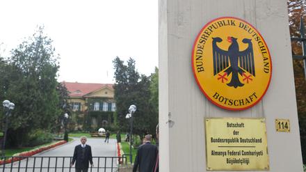 Die deutsche Botschaft in Ankara 