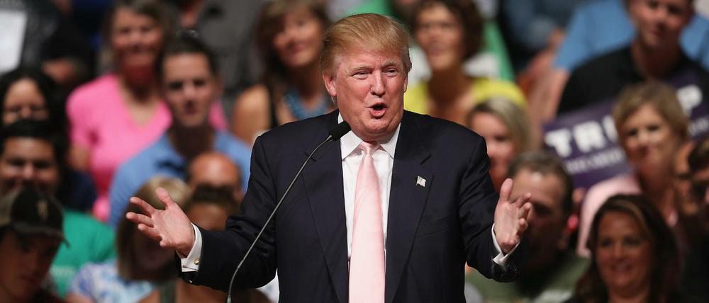 Donald Trump führt in den Umfragen innerhalb des republikanischen Bewerberfelds. 