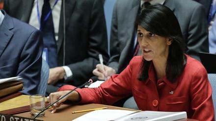 "Schärfere Antwort" an Nordkorea: Die UN-Botschafterin der USA, Nikki Haley