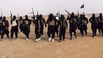 Kämpfer der IS-Terrorgruppe.