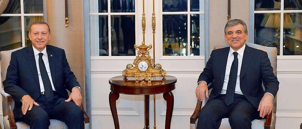 Könnten die Ämter tauschen. Erdogan (l.) und Noch-Präsident Gül.