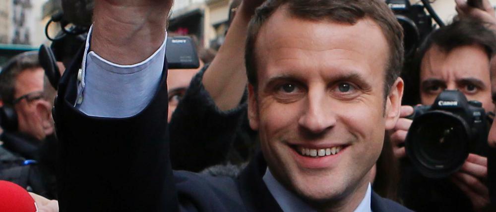 Der unabhängige französische Präsidentschaftskandidat Emmanuel Macron.