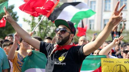 Demonstration gegen Gaza-Krieg in Essen