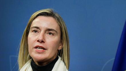 Federica Mogherini, Außenbeauftragte der EU.